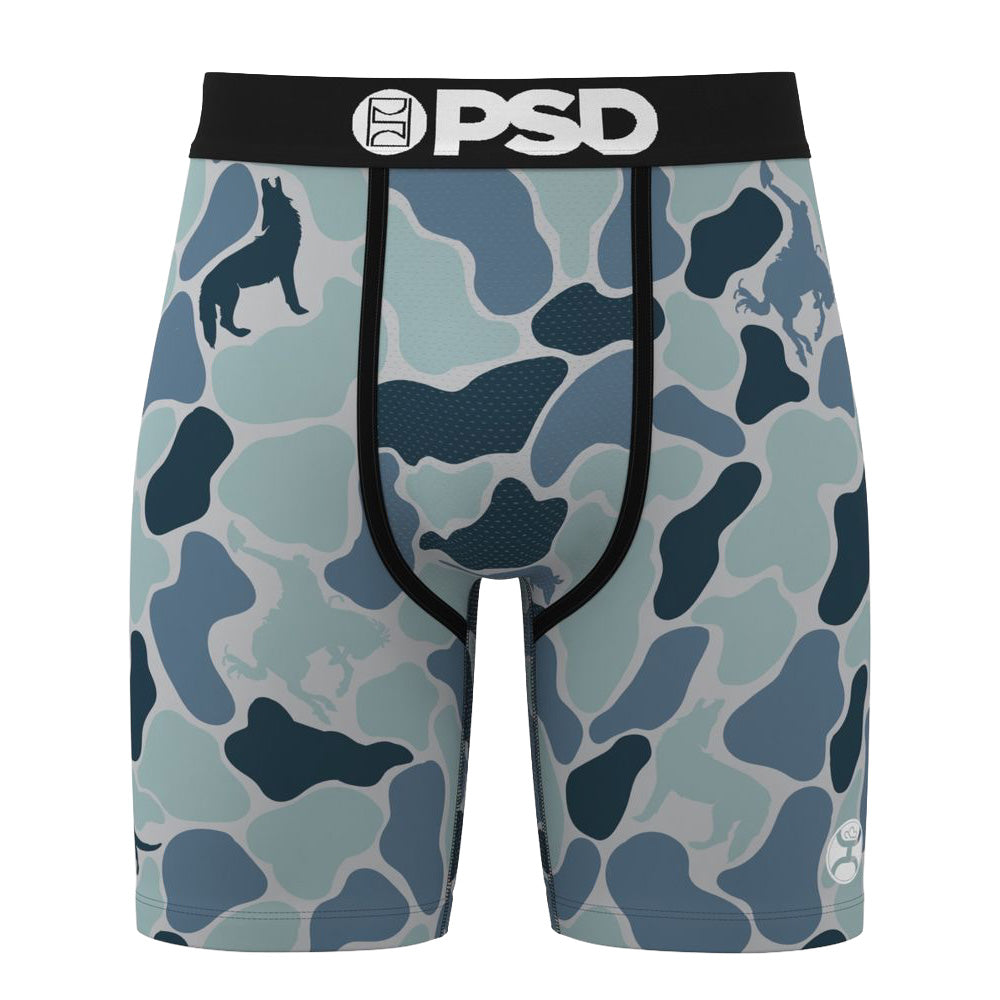 PSD Underwear Blue Hooey Critter Camo