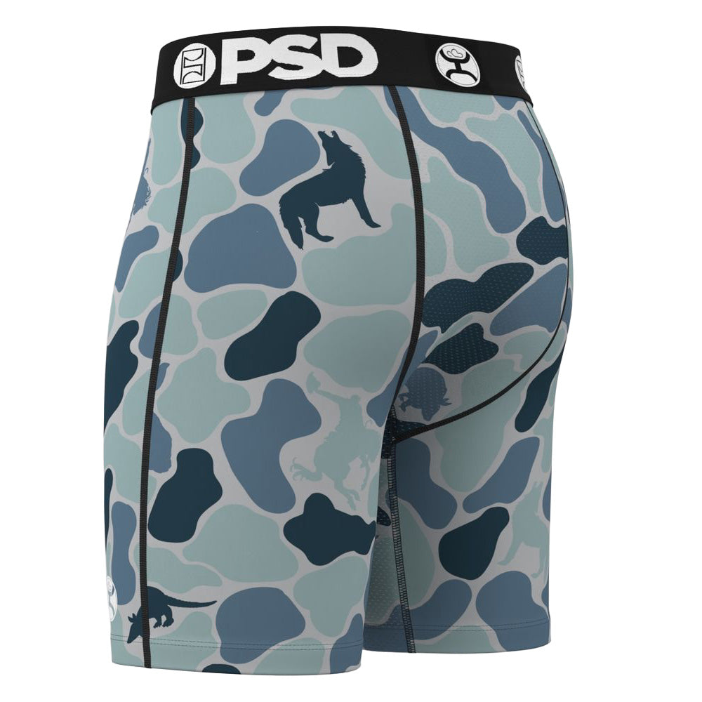 PSD Underwear Blue Hooey Critter Camo