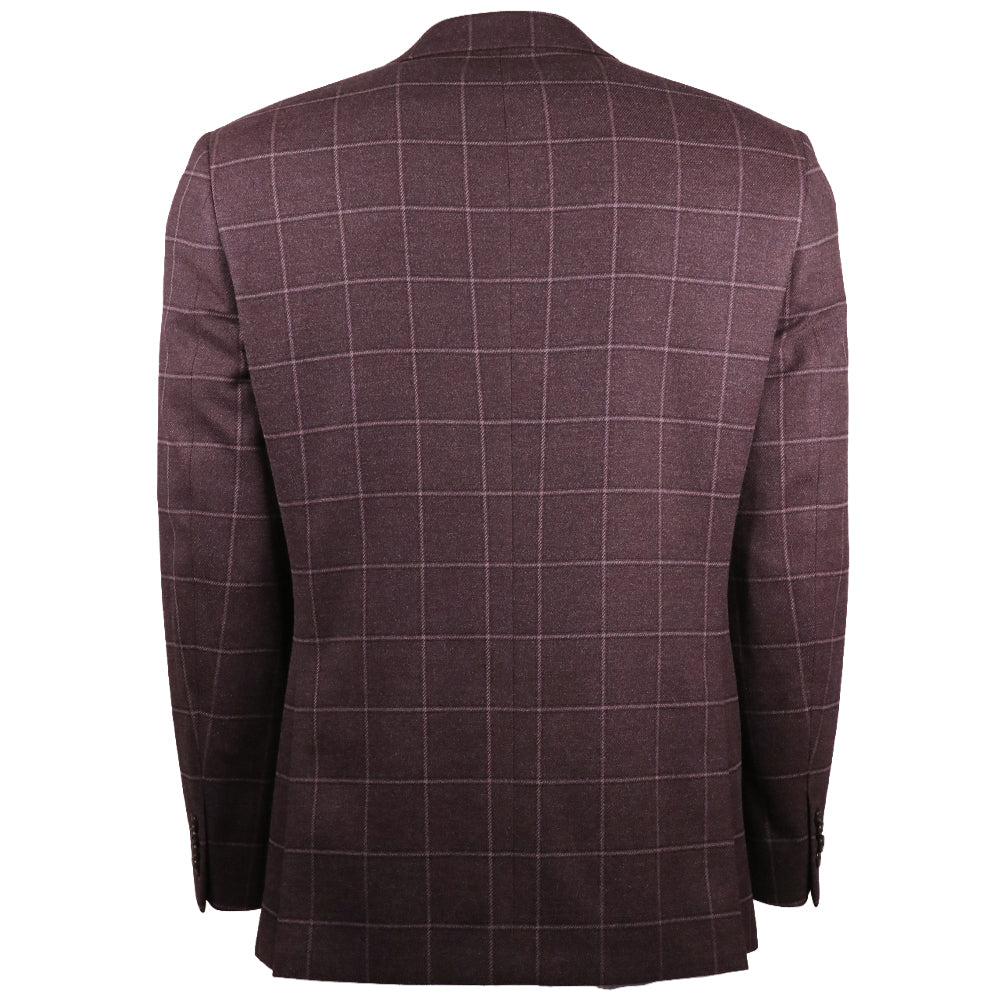 Hooey Sport Coat Plum Plaid