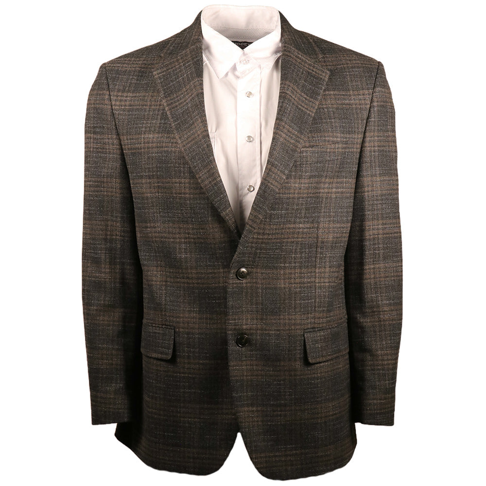 Hooey Sport Coat Charcoal/Brown Plaid
