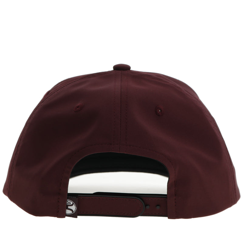 the back of the maroon hooey hat
