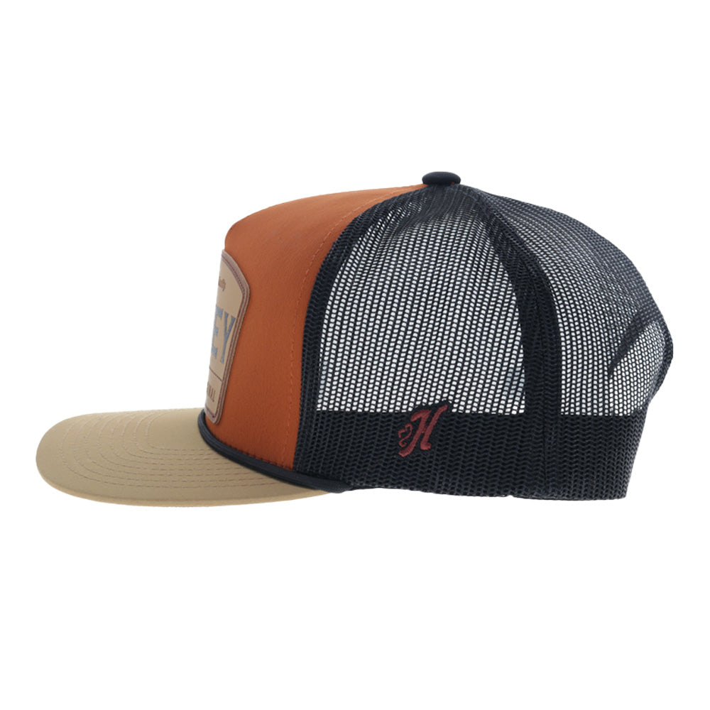 "Trip" Orange/Black w/Leather Patch