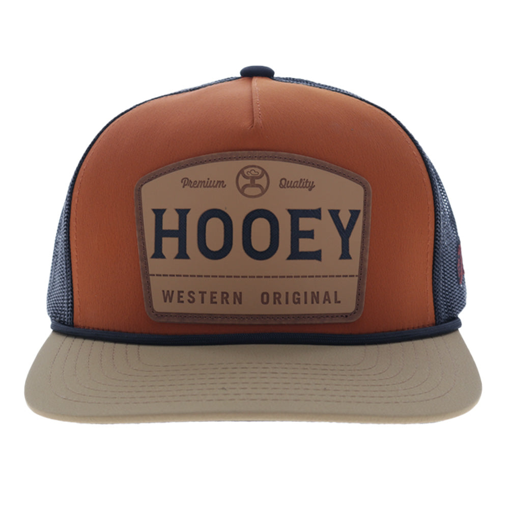 "Trip" Orange/Black w/Leather Patch