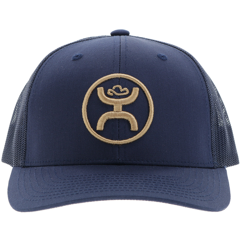 YOUTH "O-Classic" Hat Navy w/Gold Hooey Logo