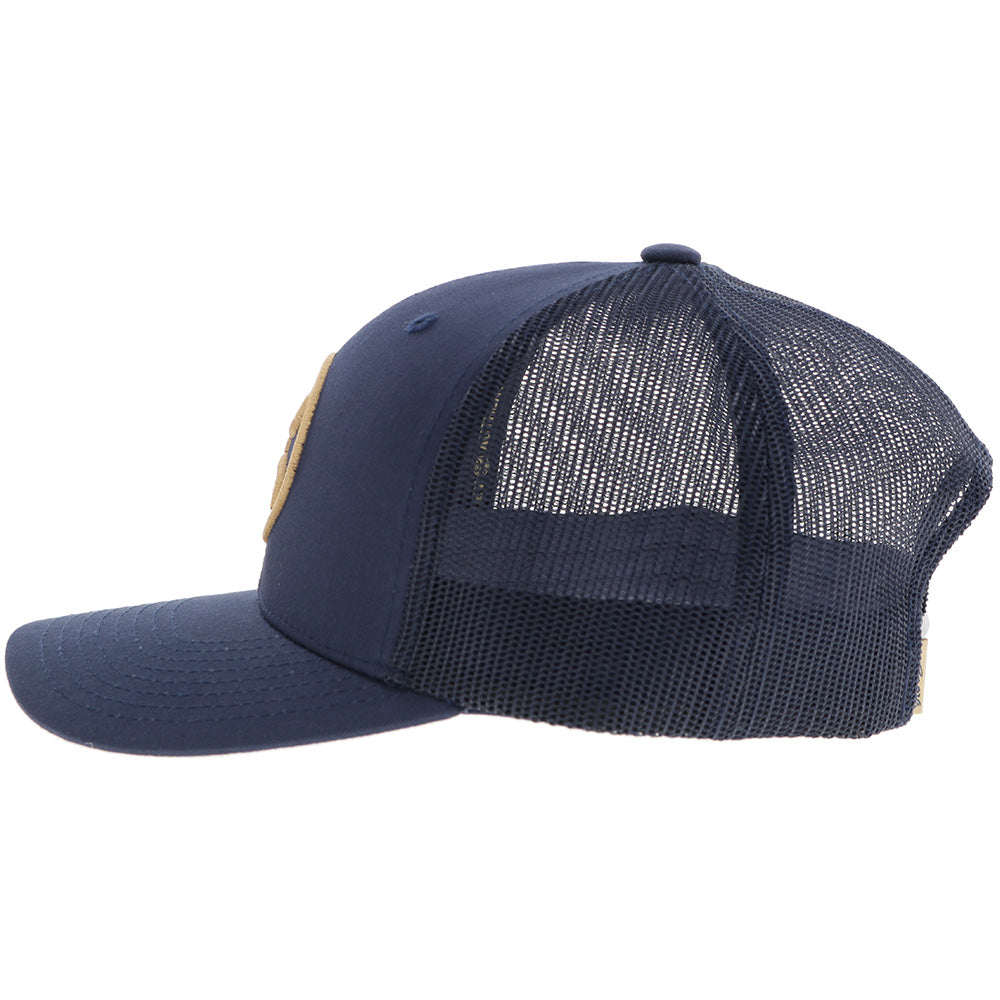 YOUTH "O-Classic" Hat Navy w/Gold Hooey Logo