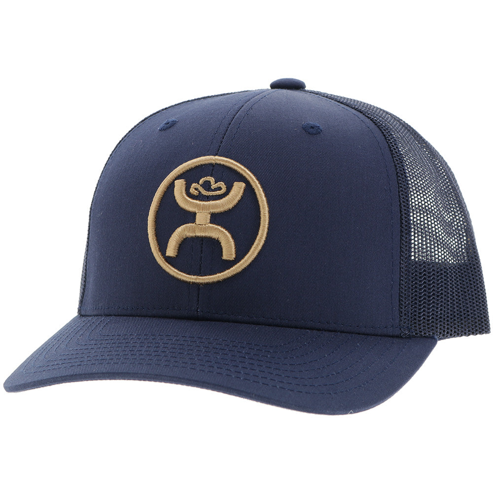 YOUTH "O-Classic" Hat Navy w/Gold Hooey Logo