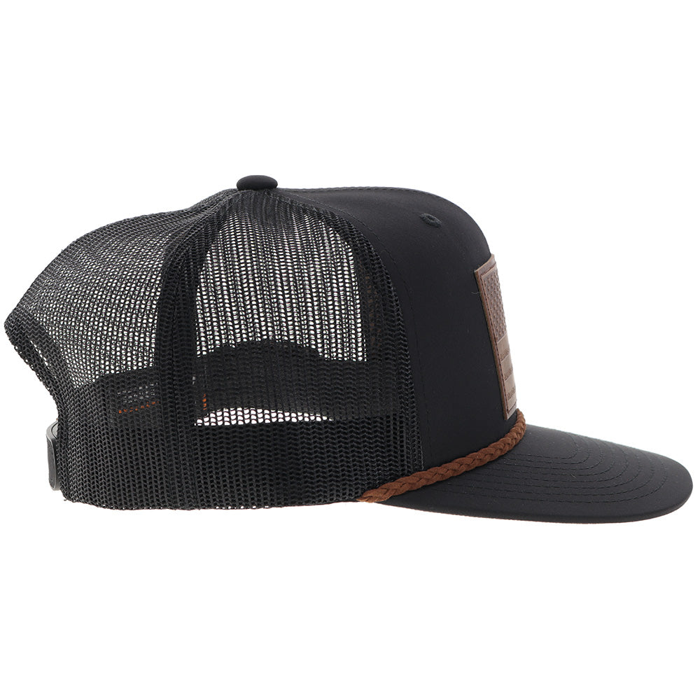 "Liberty Roper" Black w/Leather Patch