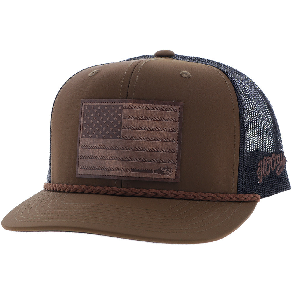 "Liberty Roper" Brown/Black w/Leather Patch