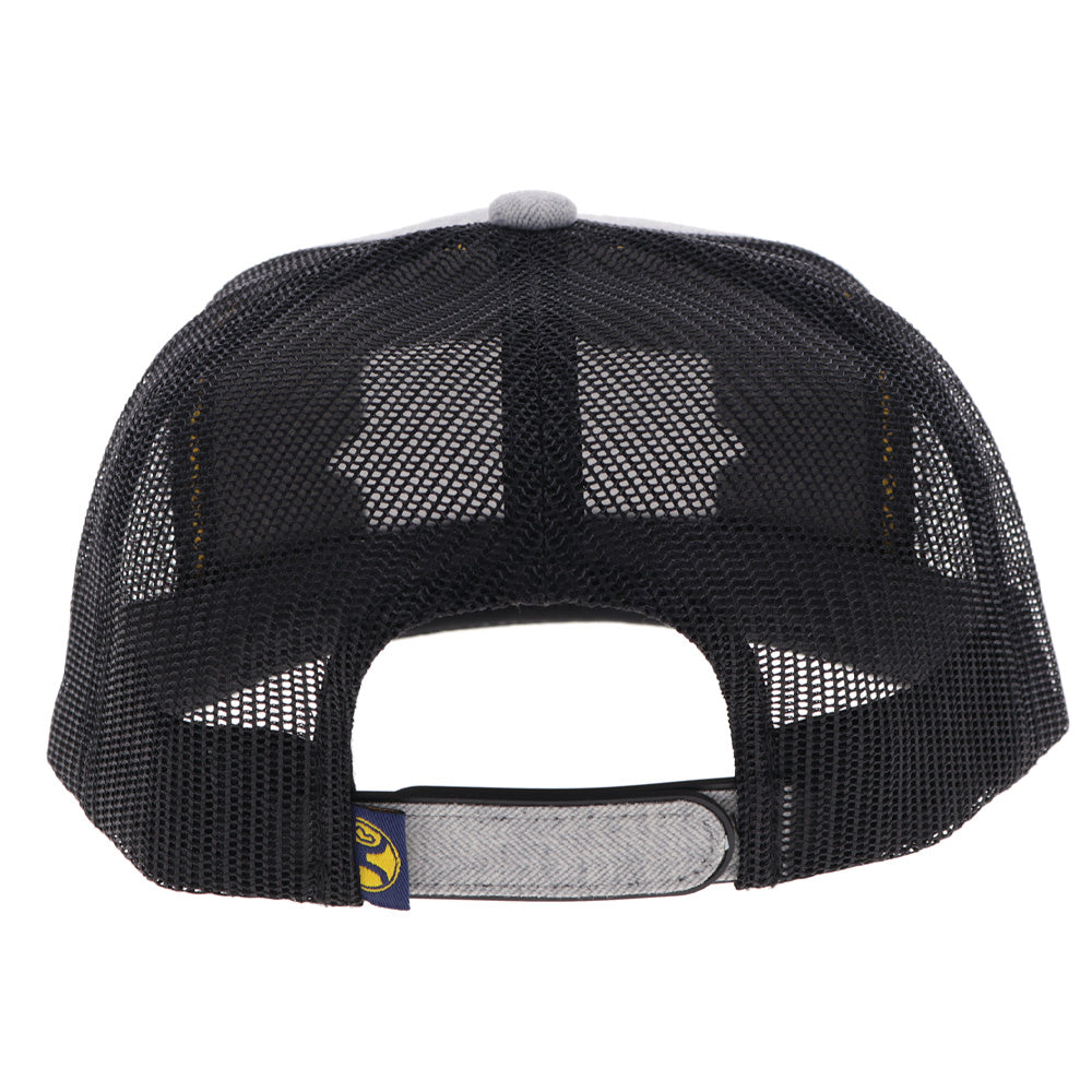 "Diamond" Hooey Hat Grey & Black w/Patch