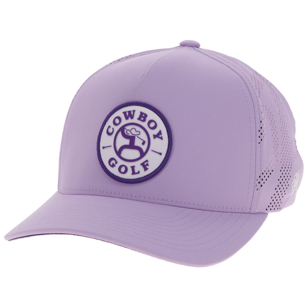 "Draw" Hat Purple w/ White Circle Patch