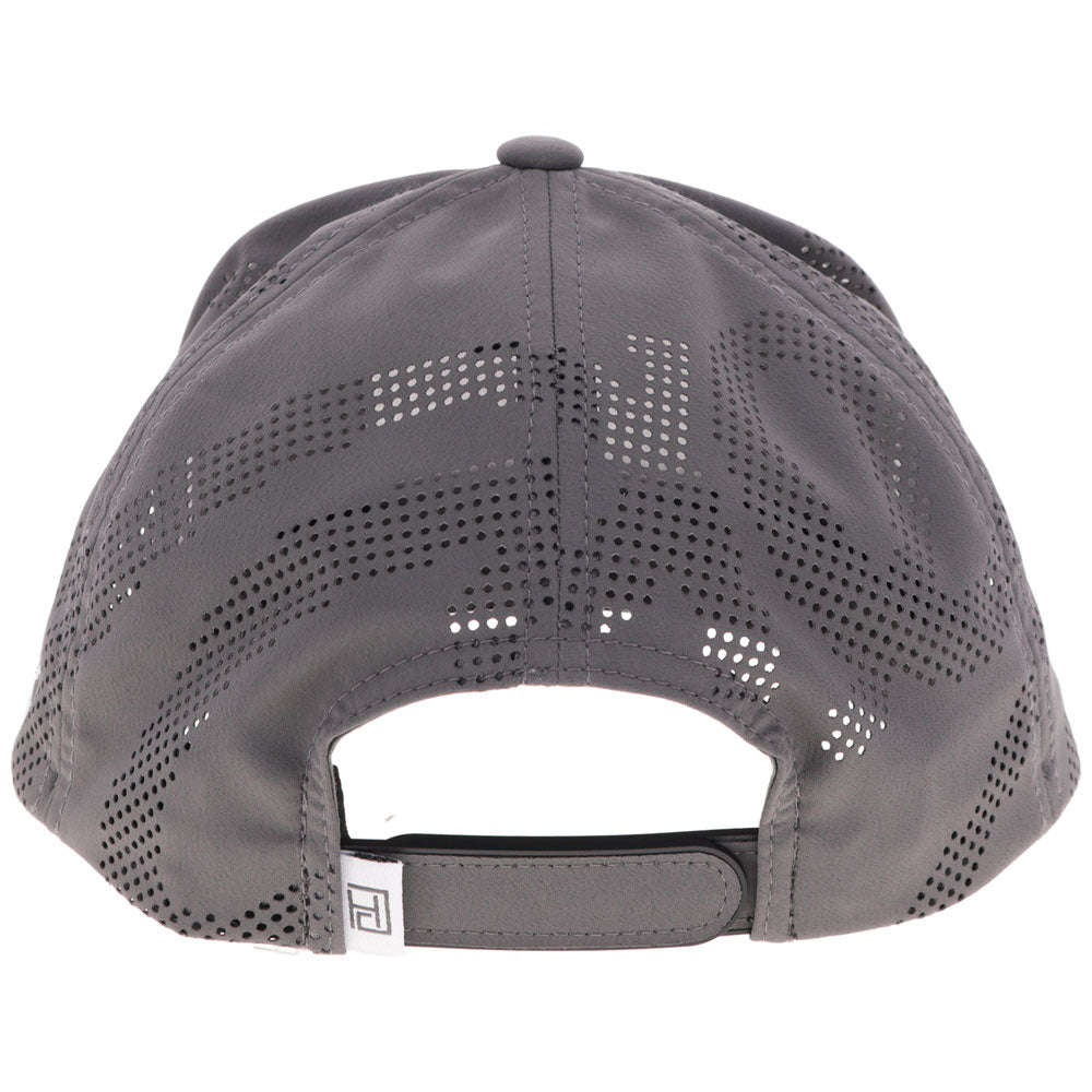 "Noonan" Cowboy Golf Hat Grey w/Black & White Patch