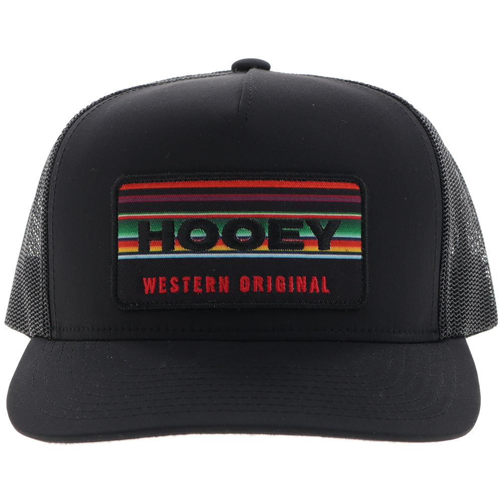 "Horizon" Black w/Serape High- Profile Hat