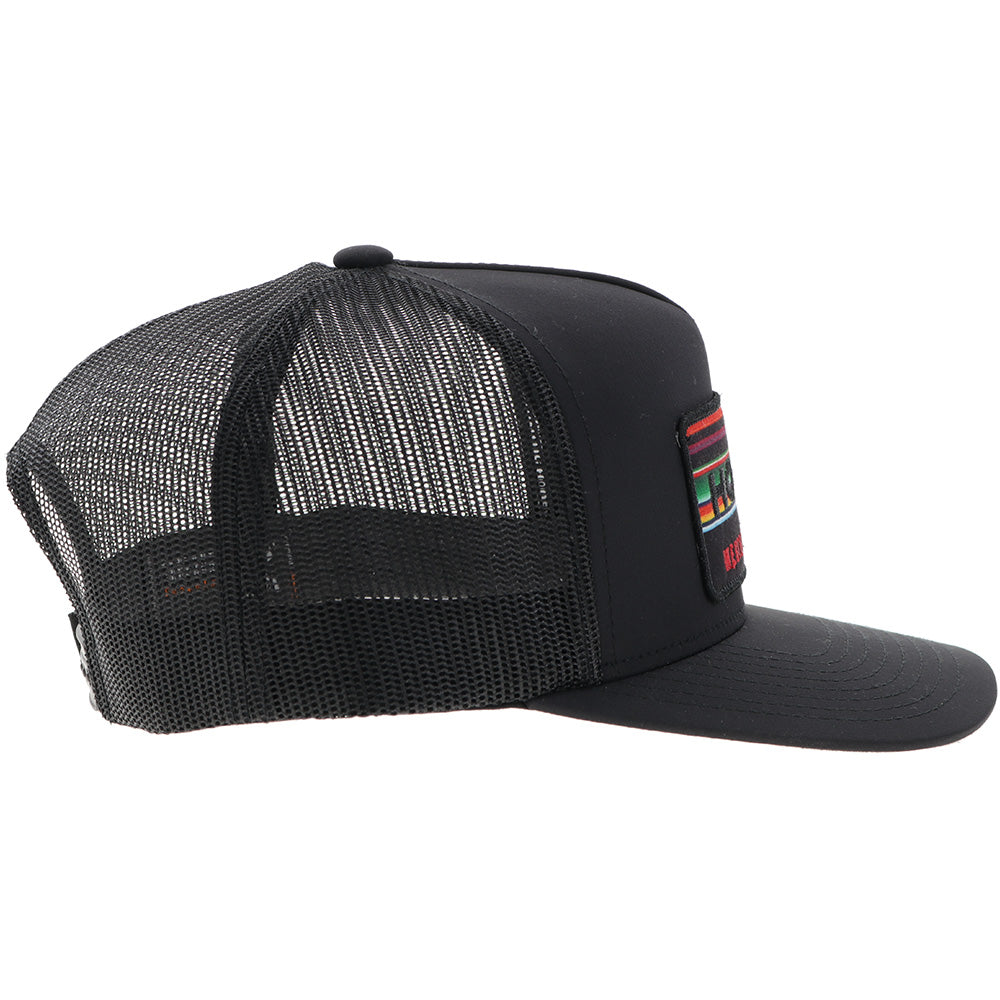 "Horizon" Black w/Serape High- Profile Hat