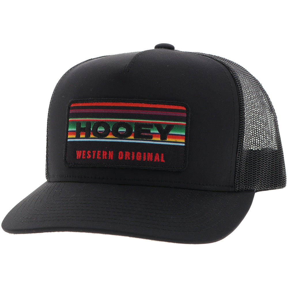 "Horizon" Black w/Serape High- Profile Hat