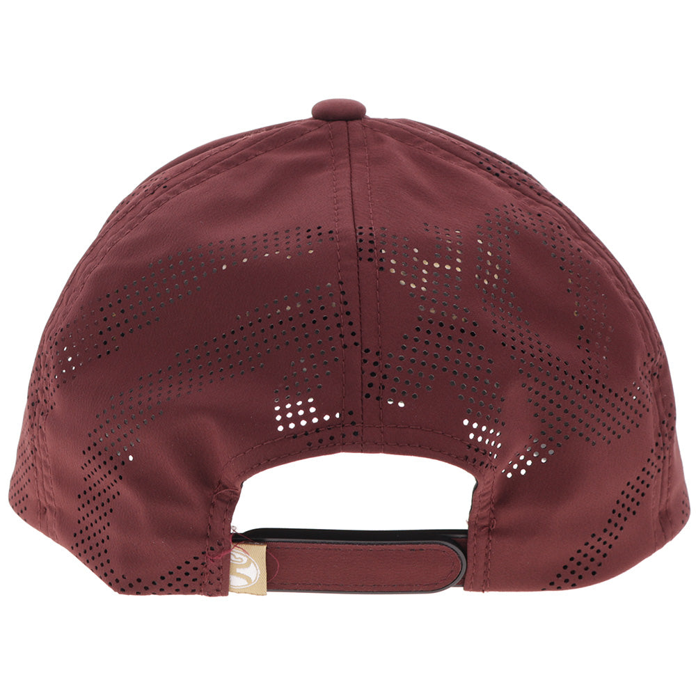 "OG" Hooey Hat Maroon w/Yellow Stitching