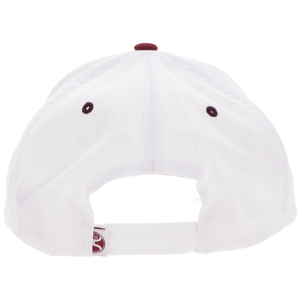 "OG" Hooey Hat White/Maroon