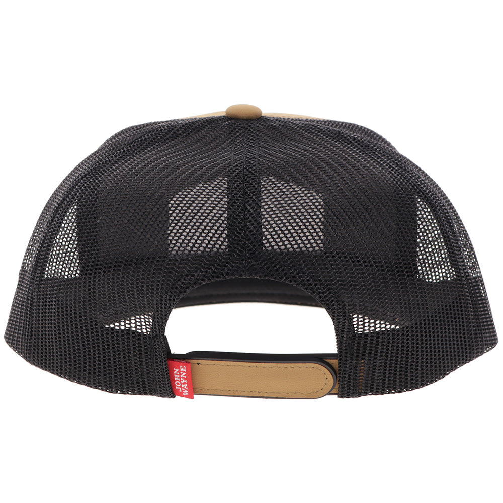 YOUTH "John Wayne" Hat Tan/Black w/Red/White Patch