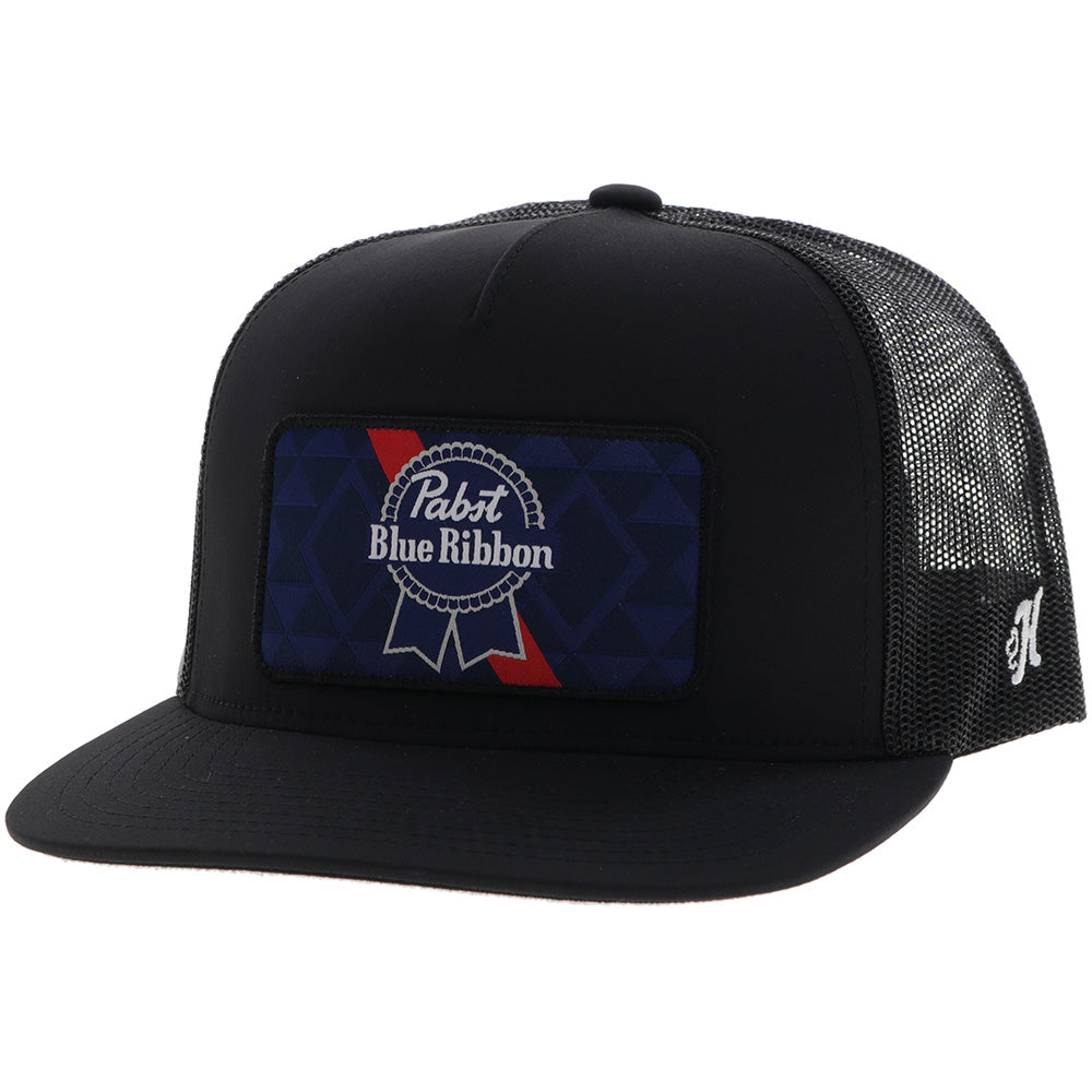 "Pabst Blue Ribbon" Black w/Patch