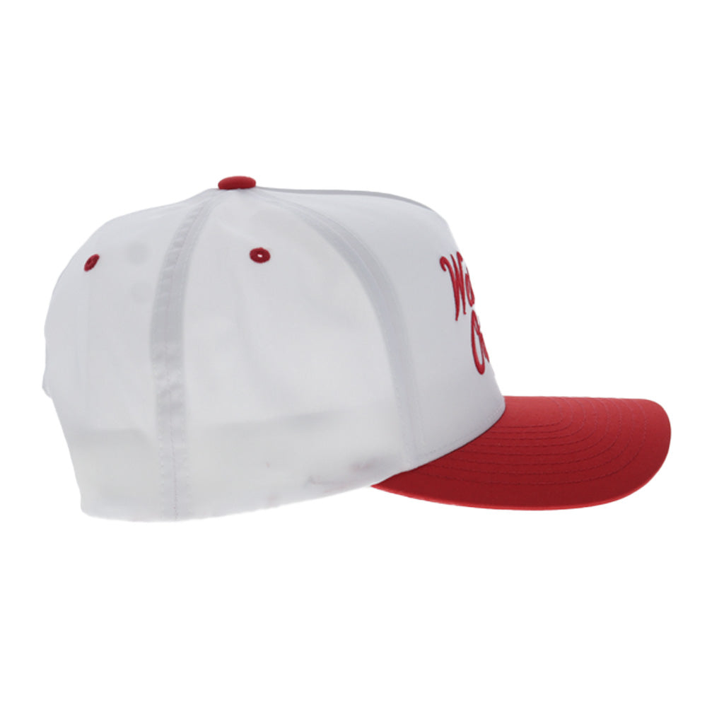 "Western Original" White/Red Hat