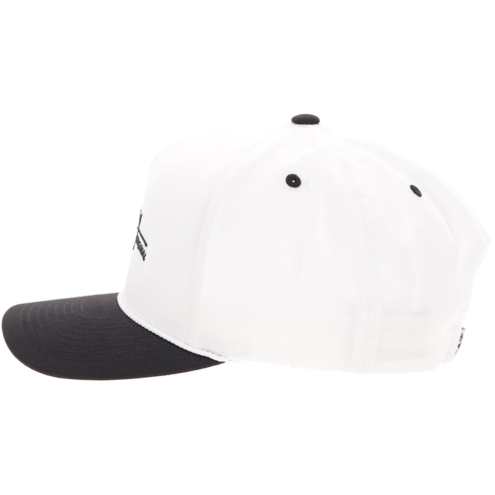 "Mark Out" Hat White/Black