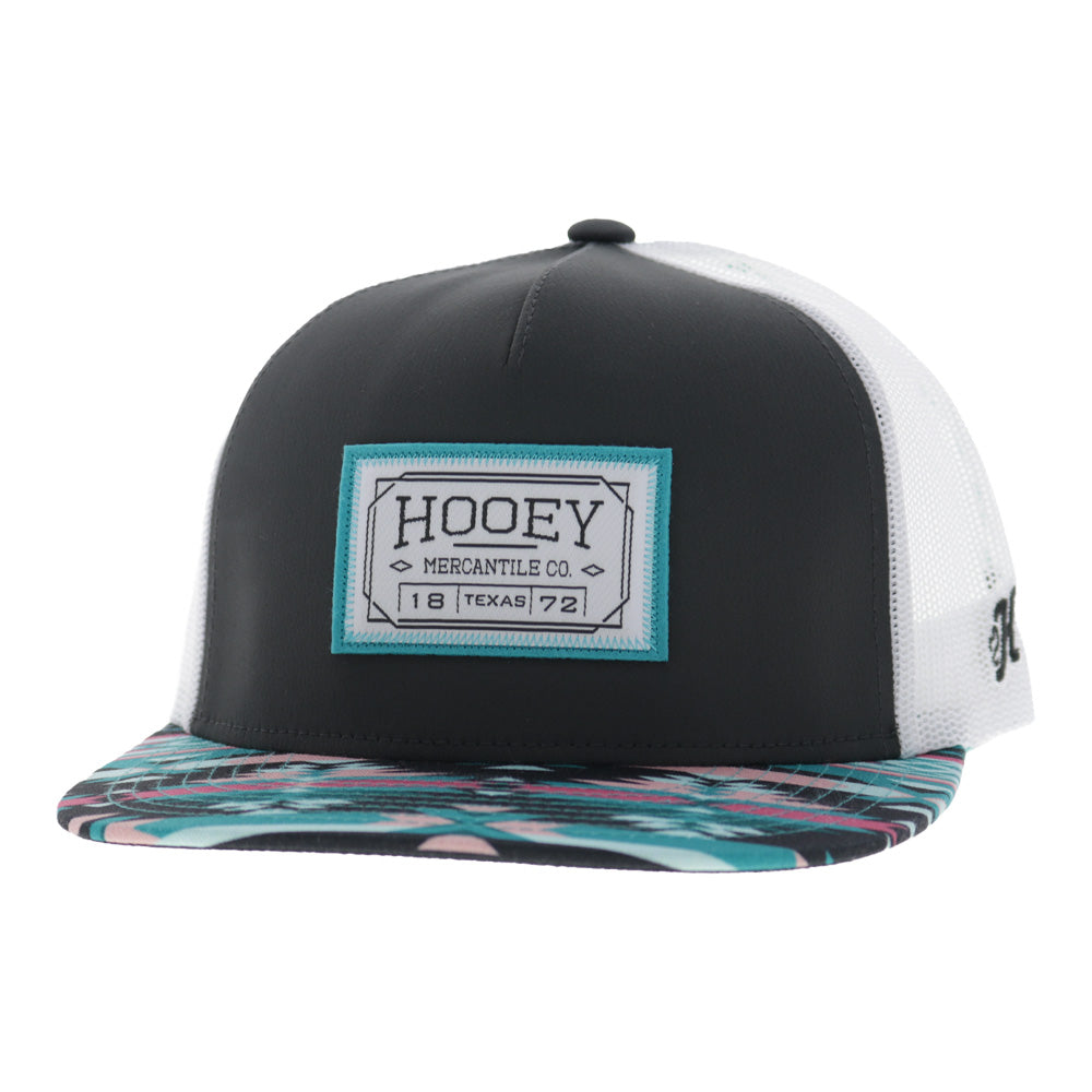 Doc 5-Panel Trucker Snapback Hat Charcoal/White