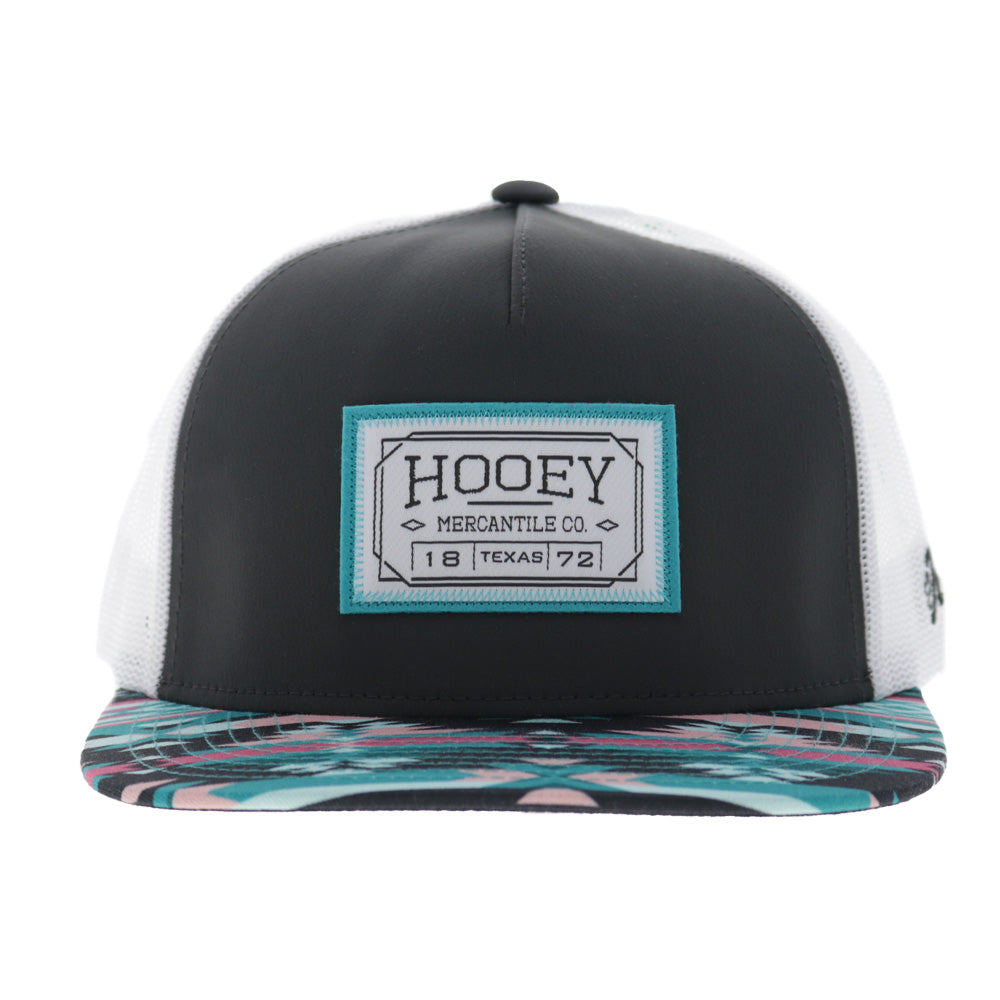 Doc 5-Panel Trucker Snapback Hat Charcoal/White