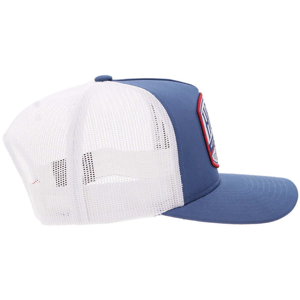 "Salado" Hat Blue/White