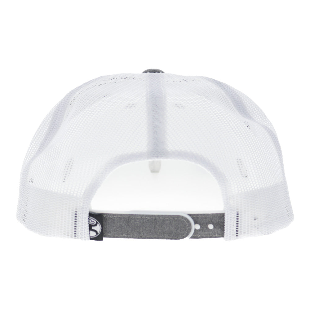 Liberty Roper 6-Panel Trucker Snapback Hat Grey/White