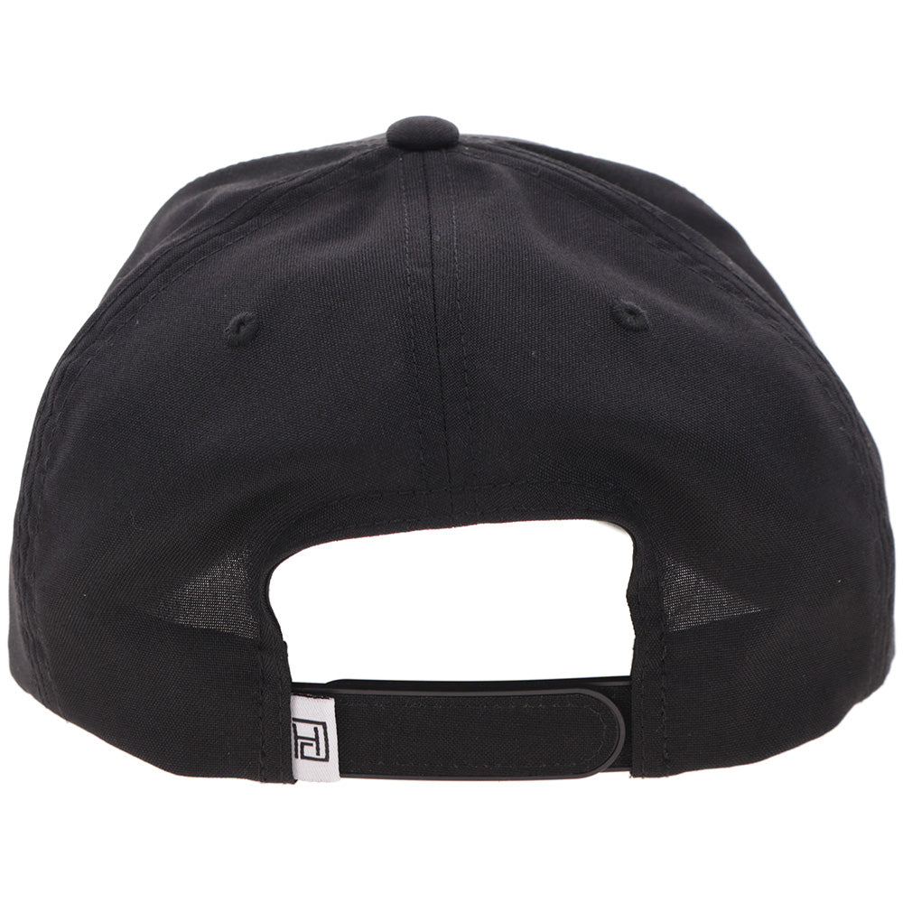 "Classic" Black w/ White Hooey Golf Logo Hat