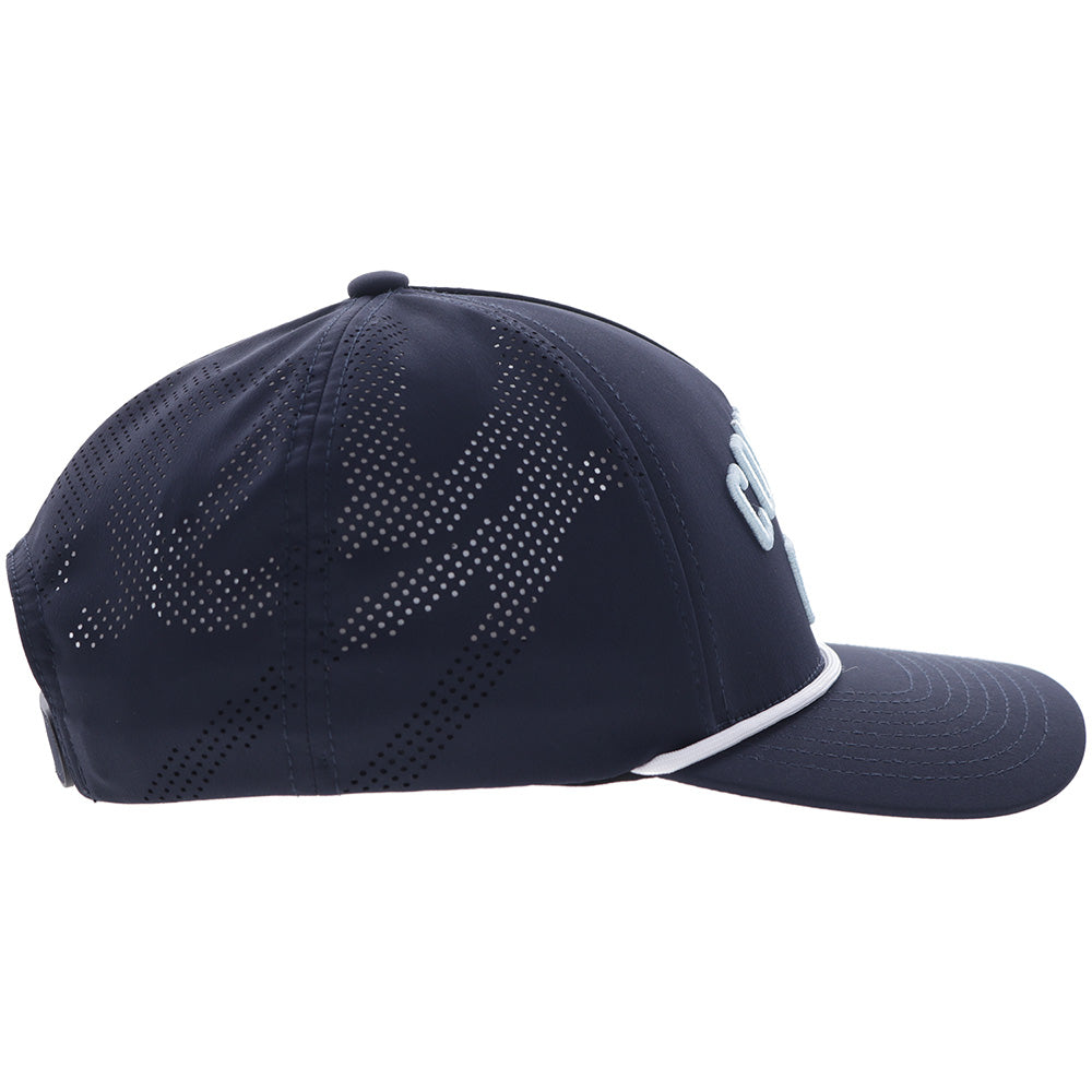 "Cowgirl Golf" Hat Navy w/Light Blue