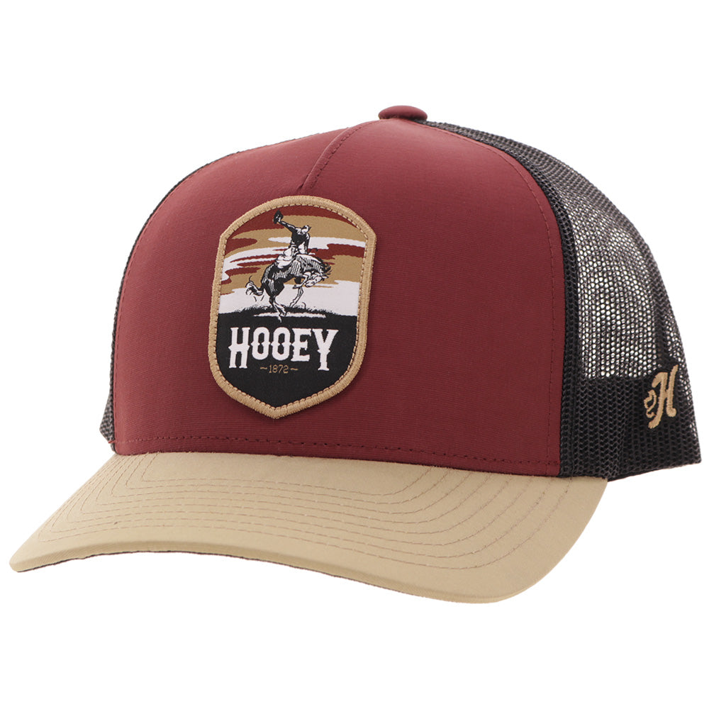"Cheyenne" Hat Maroon/Black