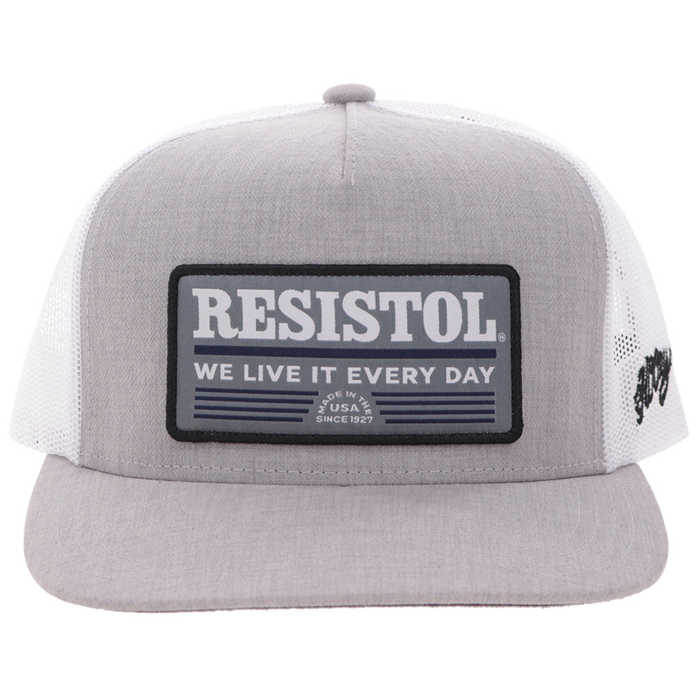 "Resistol" Hat Grey/White