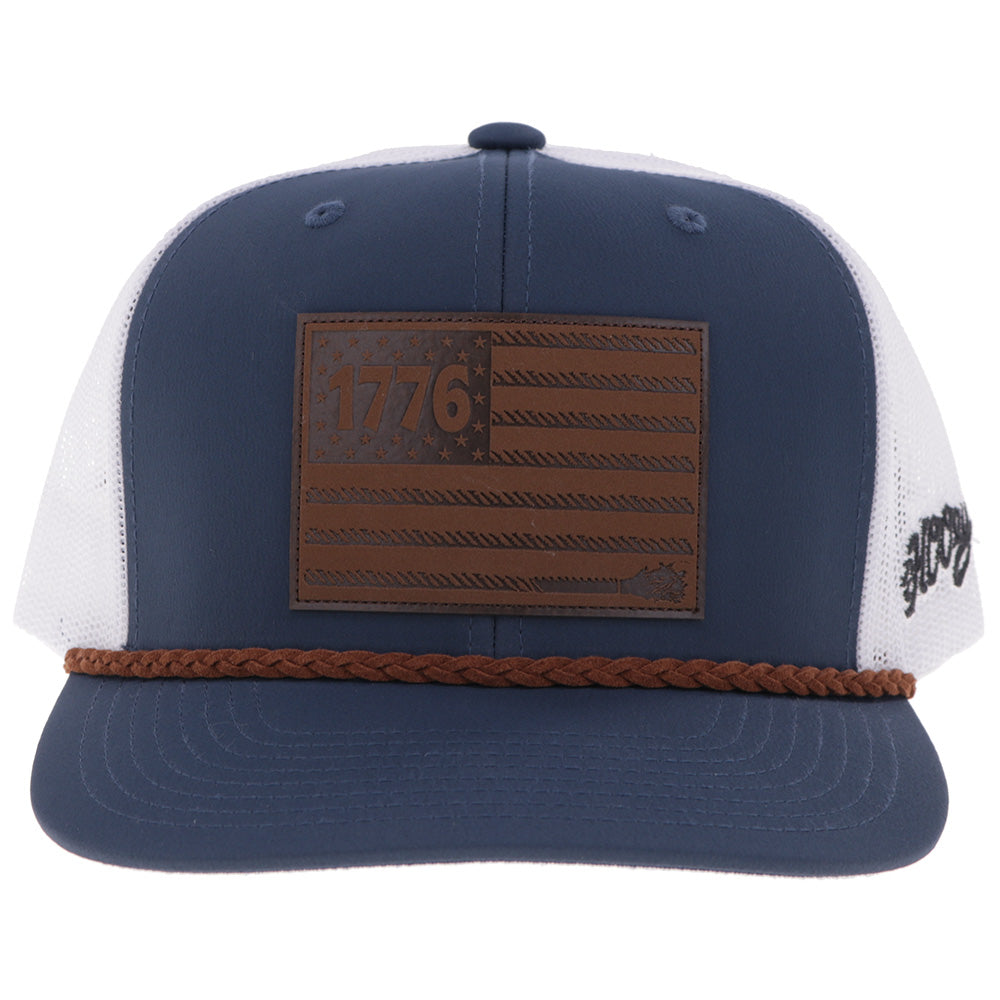 "Liberty Roper" Navy/White w/ 1776 Leather Patch