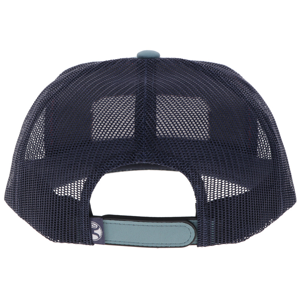 "Loop" Hat Blue/Navy w/Multi-Color Patch