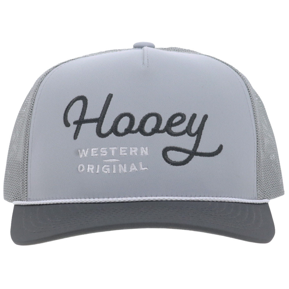 OG 5-Panel Trucker Snapback Hat Grey/Charcoal