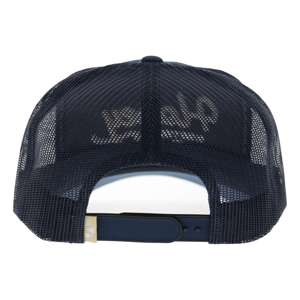 OG 5-Panel Trucker Snapback Hat Navy/Tan