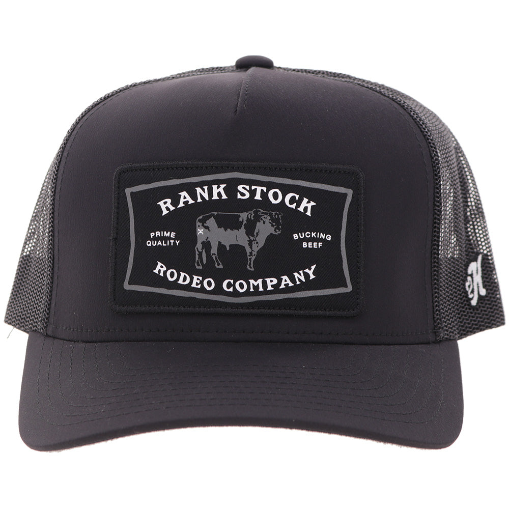 "Rank Stock" Hat Black