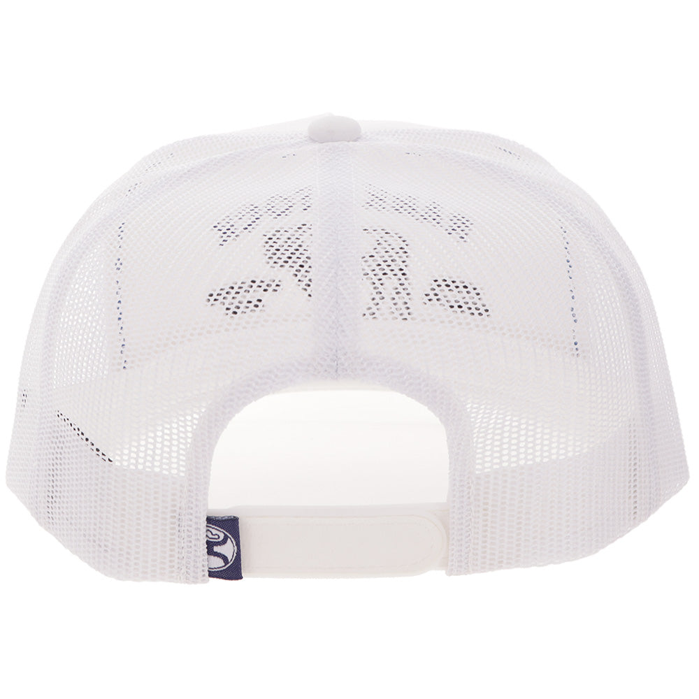 "Rank Stock" Hat White/Blue