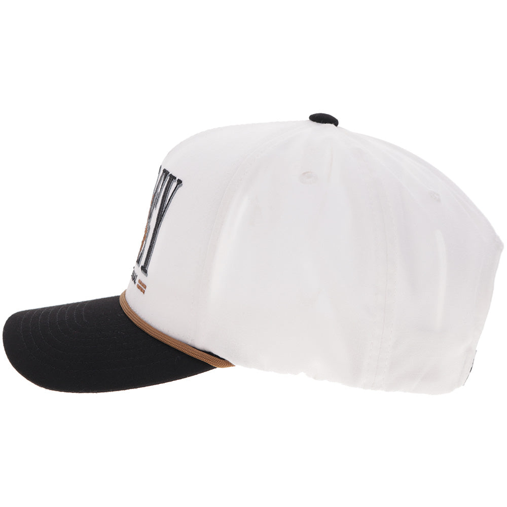 "Wild Ride" Hat White/Black