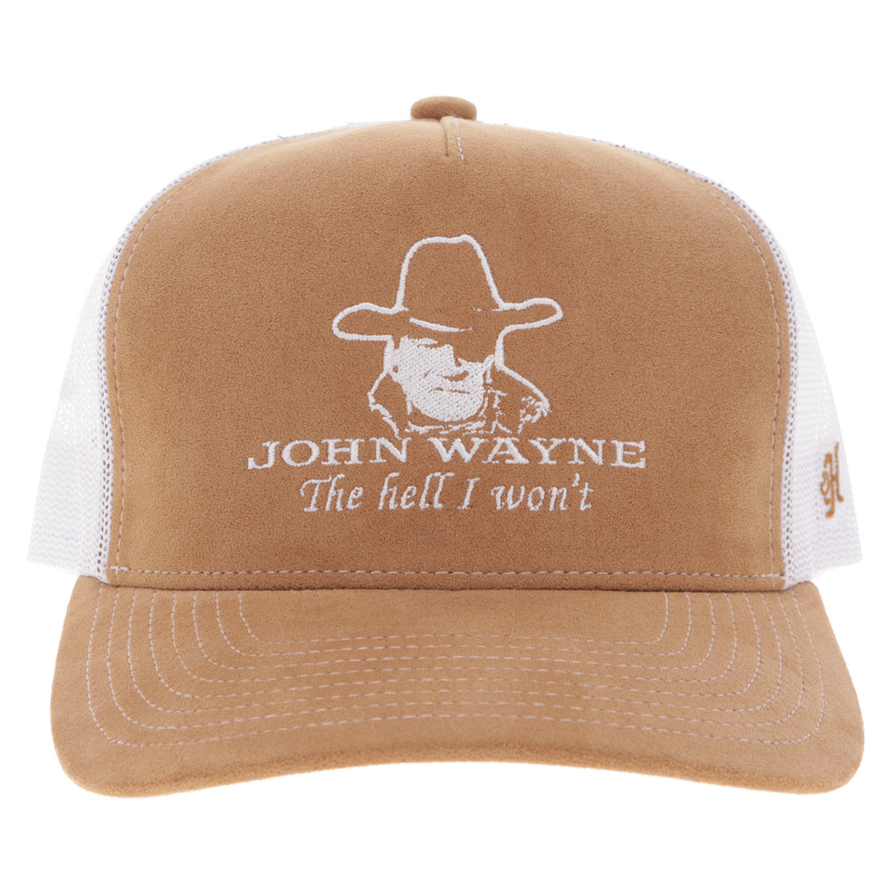 "John Wayne" Hat Tan & White