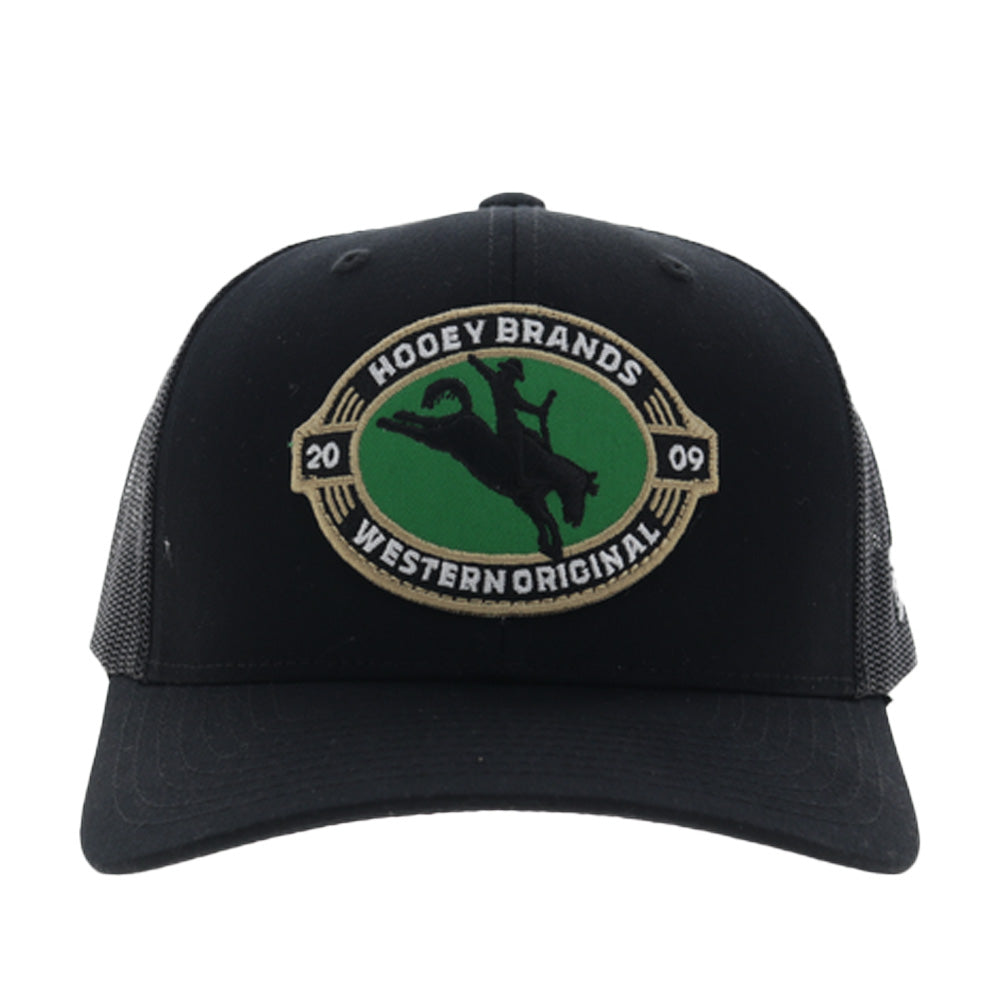YOUTH Pinch 5-Panel Trucker Snapback Hat Black