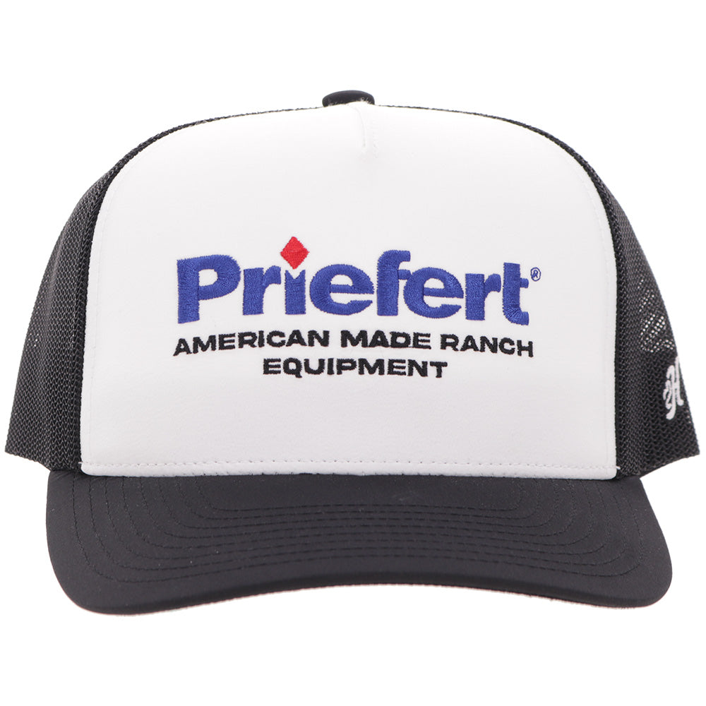 Priefert Hat White/Black