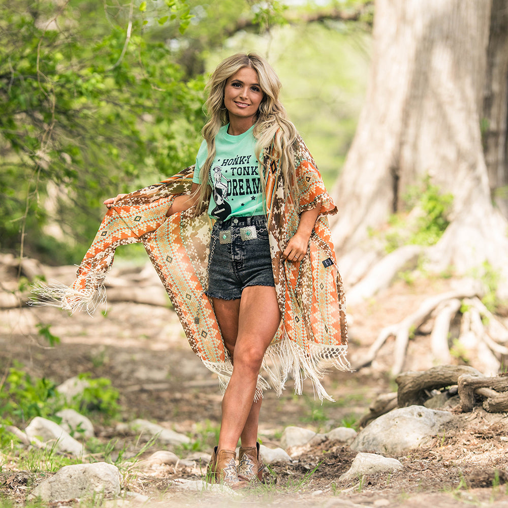 "Honky Tonk Dreams" Mint w/Black Logo T-shirt