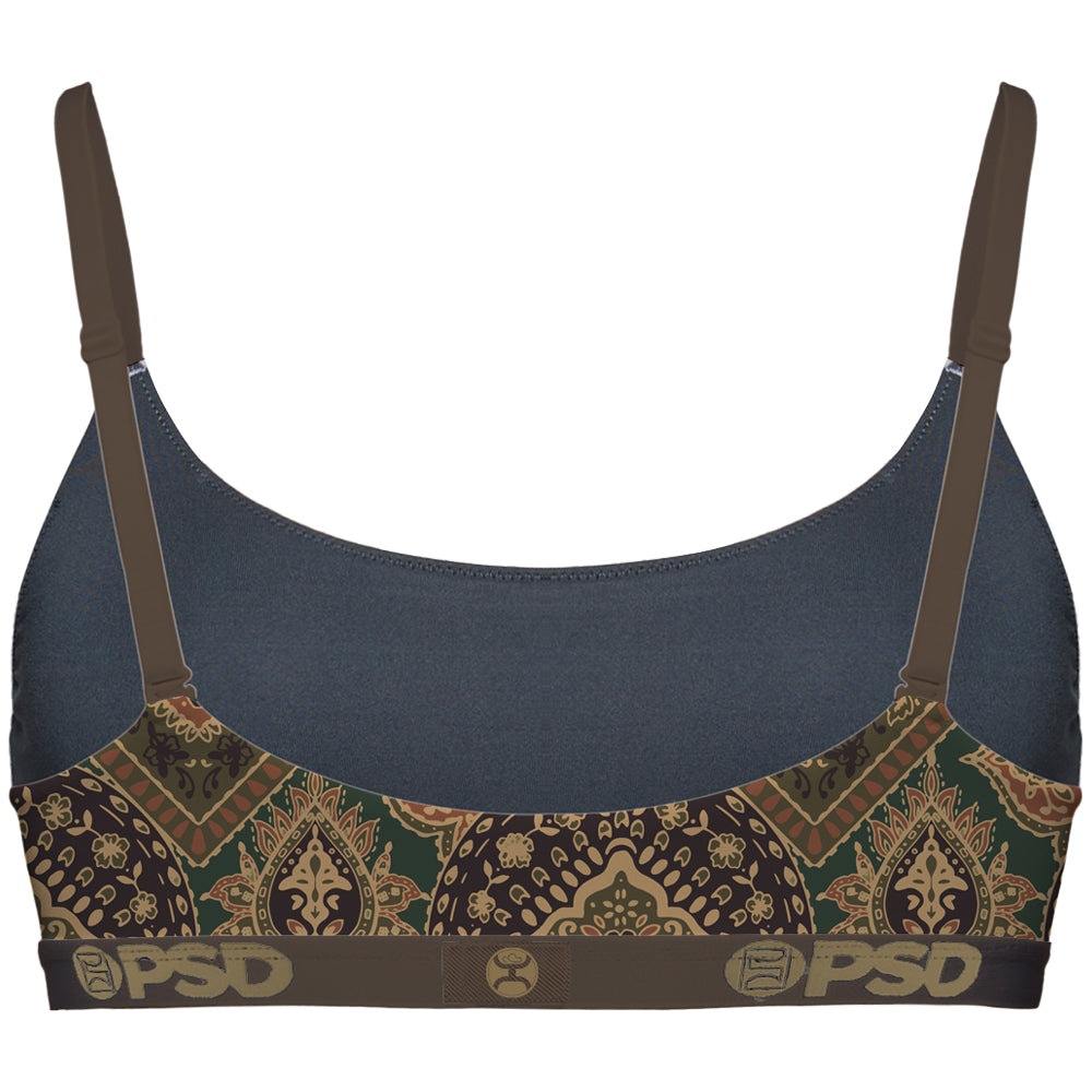 PSD Scoop Bralette Hooey Prairie Scarf Print