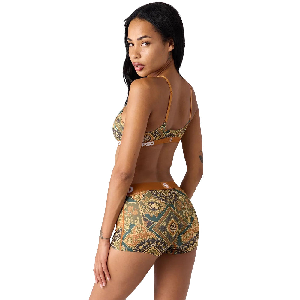PSD Scoop Bralette Hooey Prairie Scarf Print