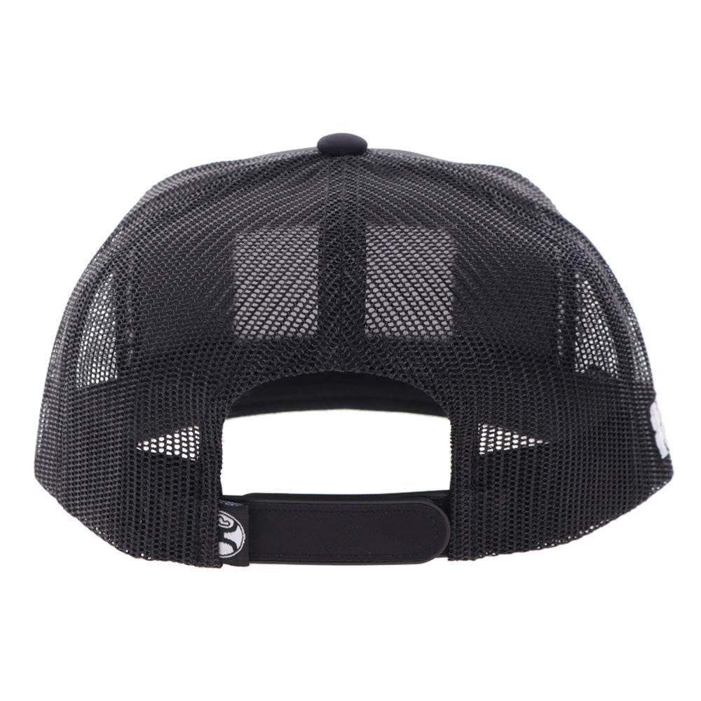 "3D Bull Riding" Black w/Red & Blue Patch