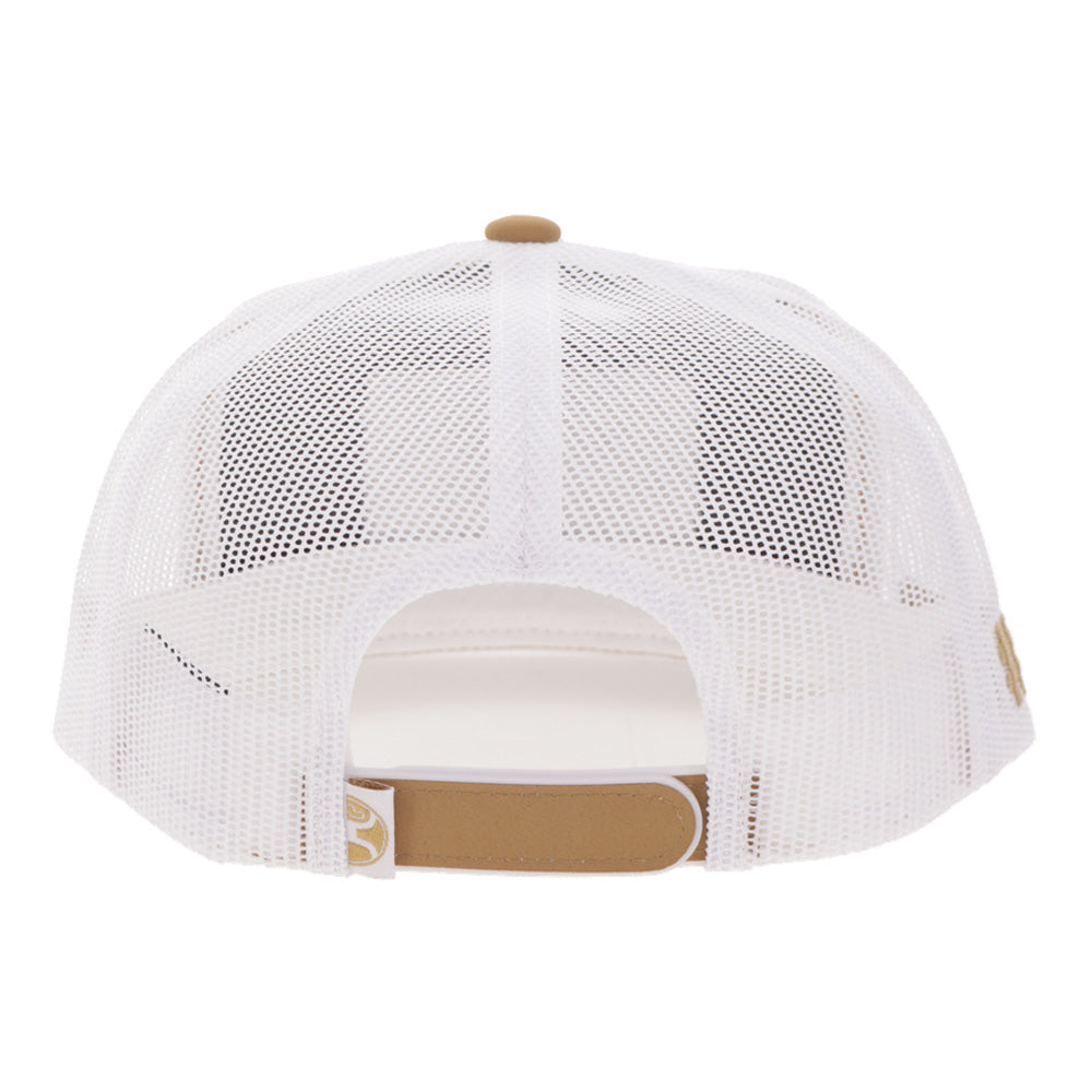 "3D Bull Riding" Tan/White Hat