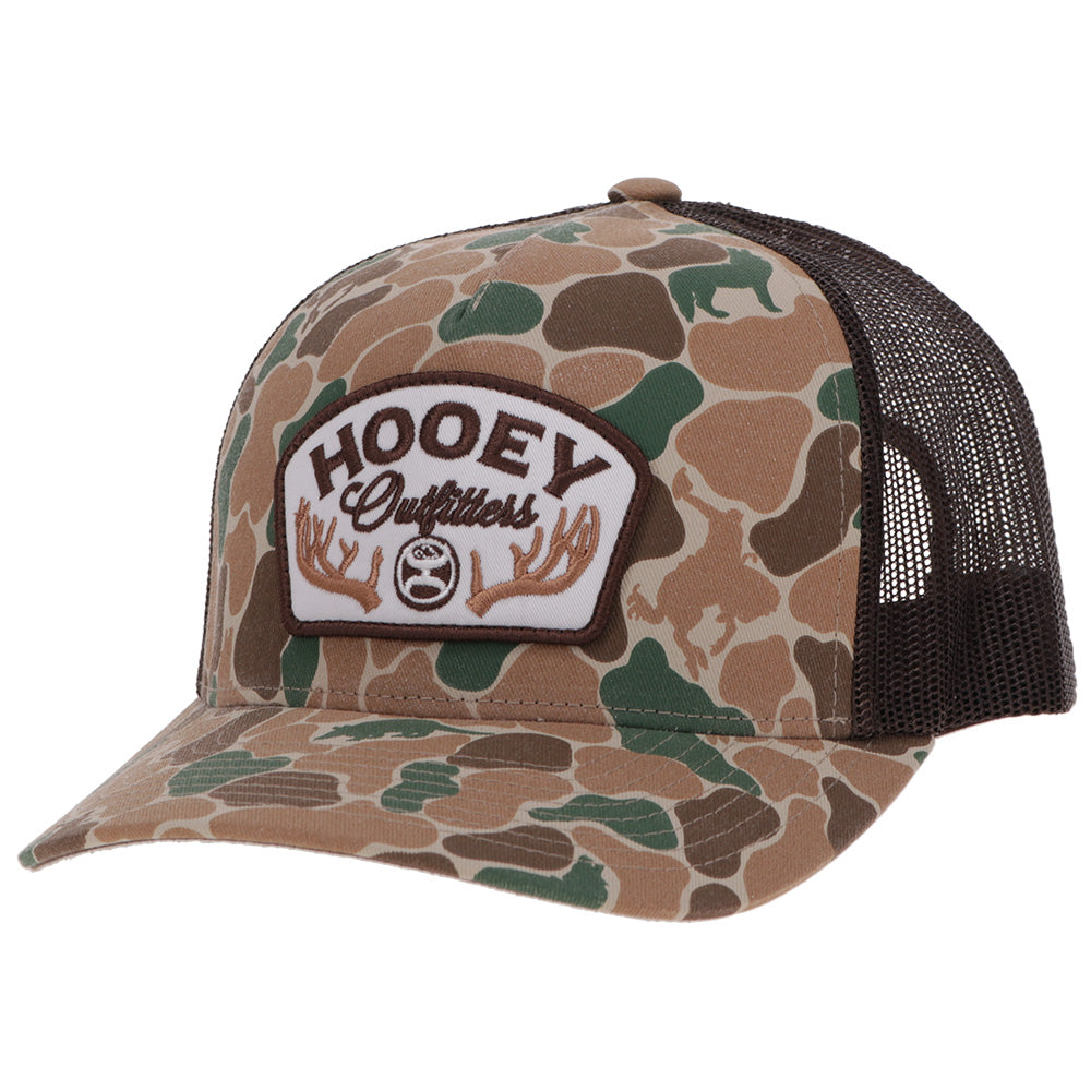 "Outfitters" Hooey Hat Camo/Brown w/Patch