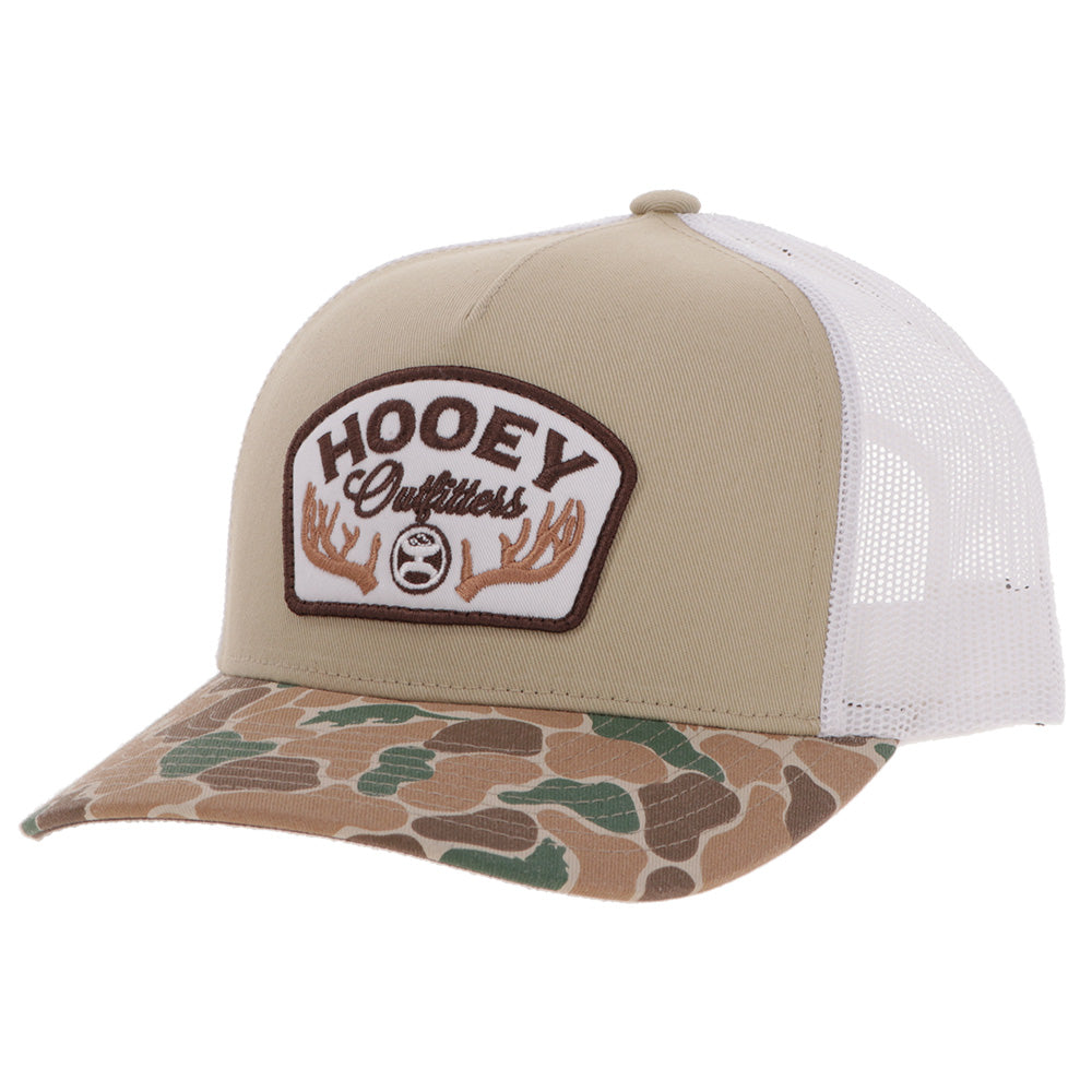 "Outfitters" Hooey Hat Tan & White w/Patch