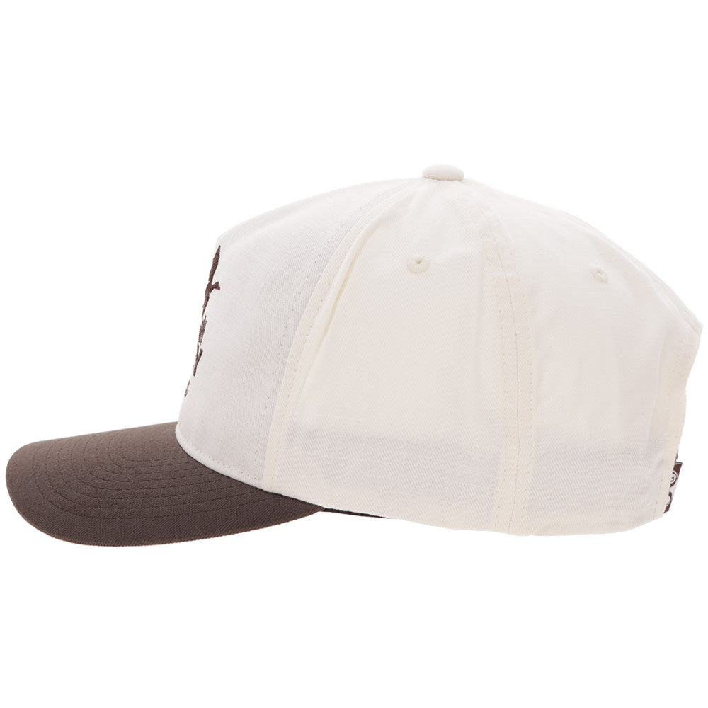 "Decoy" Hat Cream w/ Brown Logo